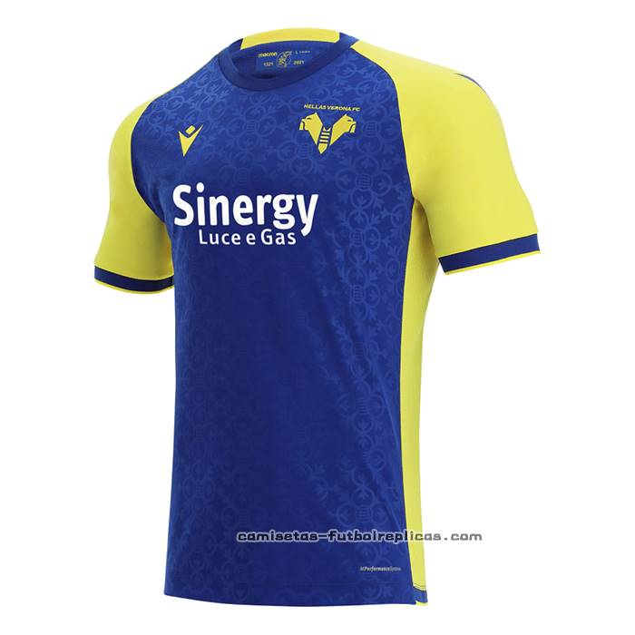Camiseta 1ª Hellas Verona 2021-2022 Tailandia